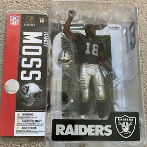 Mcfarlane Randy Moss Raiders Football Figure
